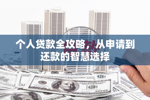 双桥个人贷款全攻略，从申请到还款的智慧选择