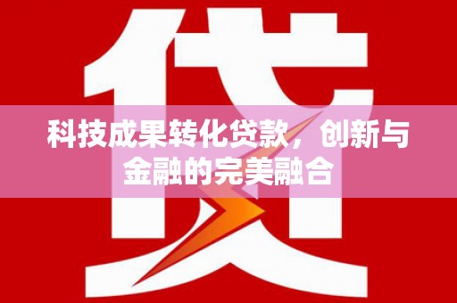 双桥科技成果转化贷款，创新与金融的完美融合
