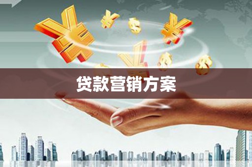 双桥贷款营销方案