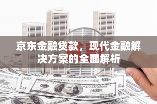 双桥京东金融贷款，现代金融解决方案的全面解析