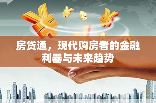 双桥房贷通，现代购房者的金融利器与未来趋势