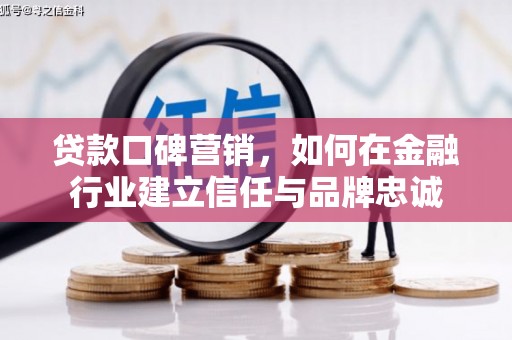 双桥贷款口碑营销，如何在金融行业建立信任与品牌忠诚