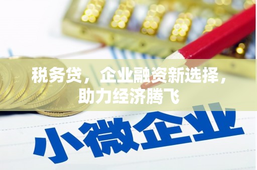 双桥税务贷，企业融资新选择，助力经济腾飞