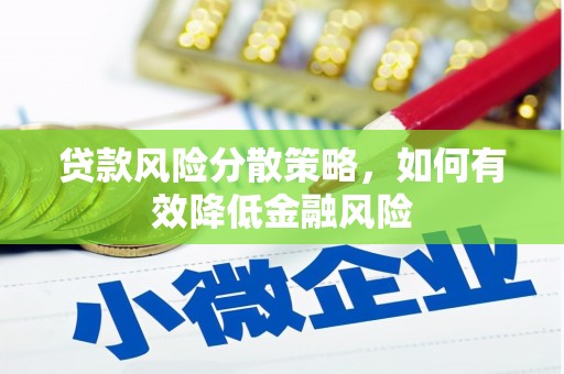 双桥贷款风险分散策略，如何有效降低金融风险