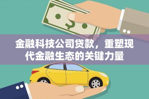 双桥金融科技公司贷款，重塑现代金融生态的关键力量
