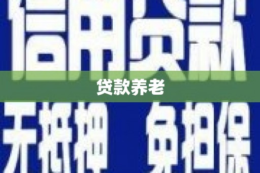 双桥贷款养老