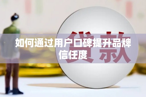 双桥如何通过用户口碑提升品牌信任度